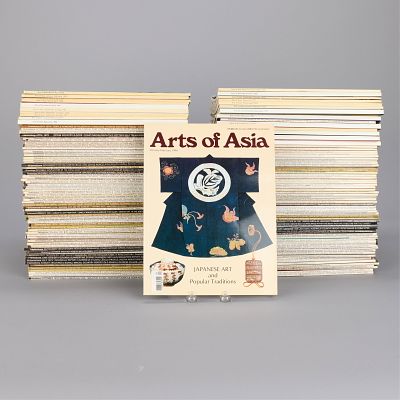 146 Vols. "Orientations" & "Arts of Asia" Magazines. Including 26 volumes of "Arts of Asia" 