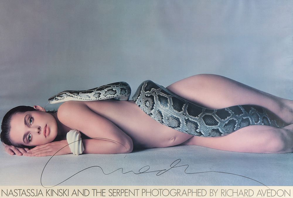 Lot 188: Signed Richard Avedon "Nastassja Kinski" Poster