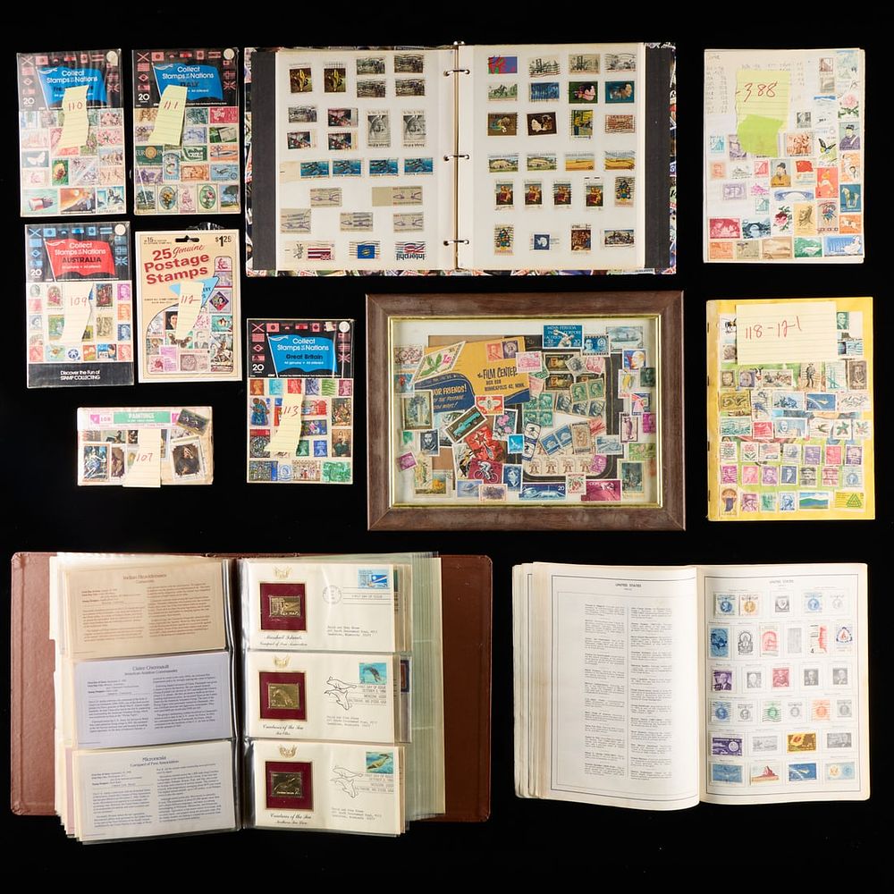 Lot 204: Lrg Collection Philatelic FDC Stamps & Postcards