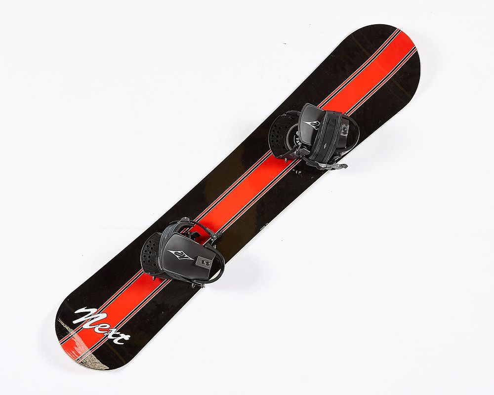 Lot 263: Next Red & Black Snowboard w/ Bag