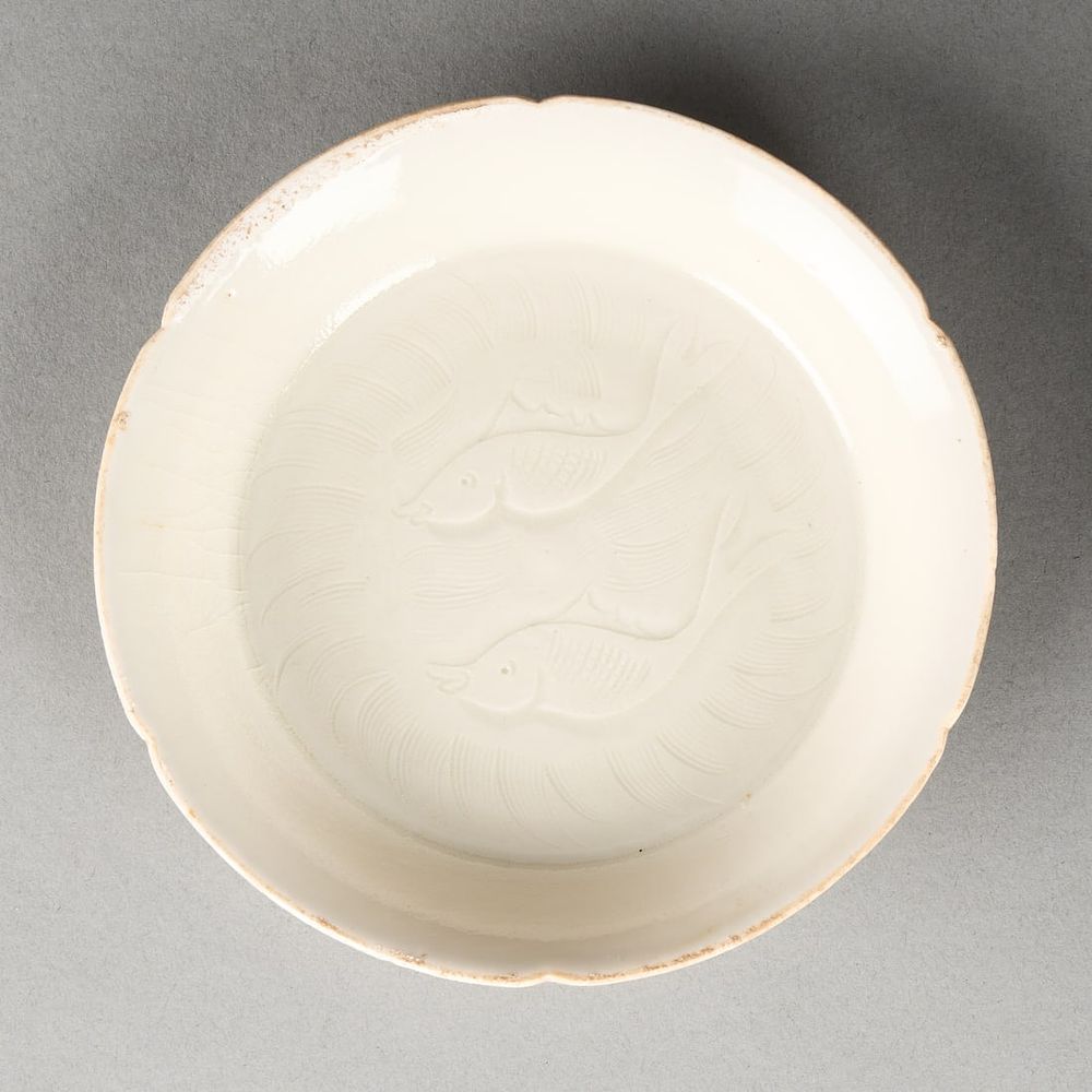 Lot 296: Chinese Song Ding Fish Saucer