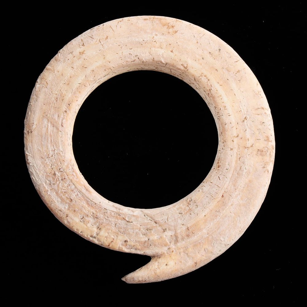Lot 317: Ancient Style Asian Carved Bracelet