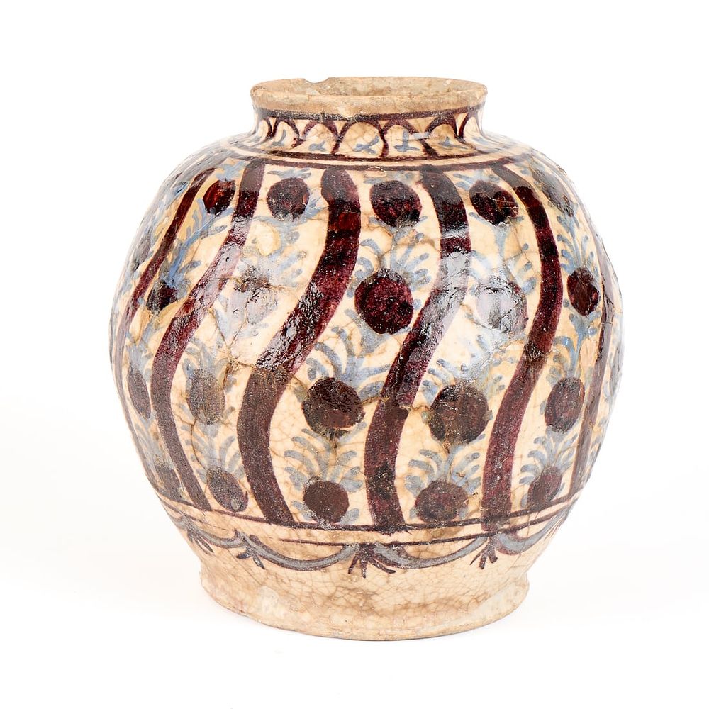 Lot 353: Syrian Stonepaste Vase