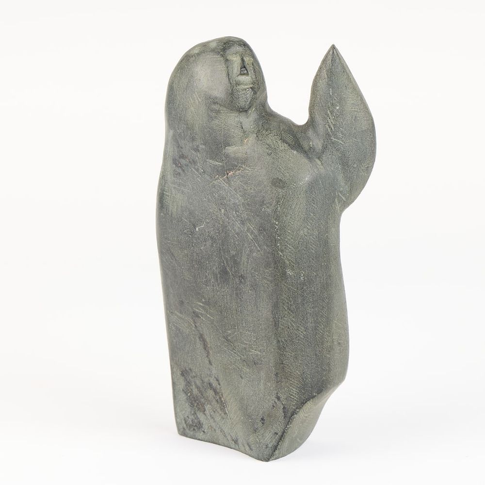 Lot 358: Inuit Carved Stone Transformation Figure