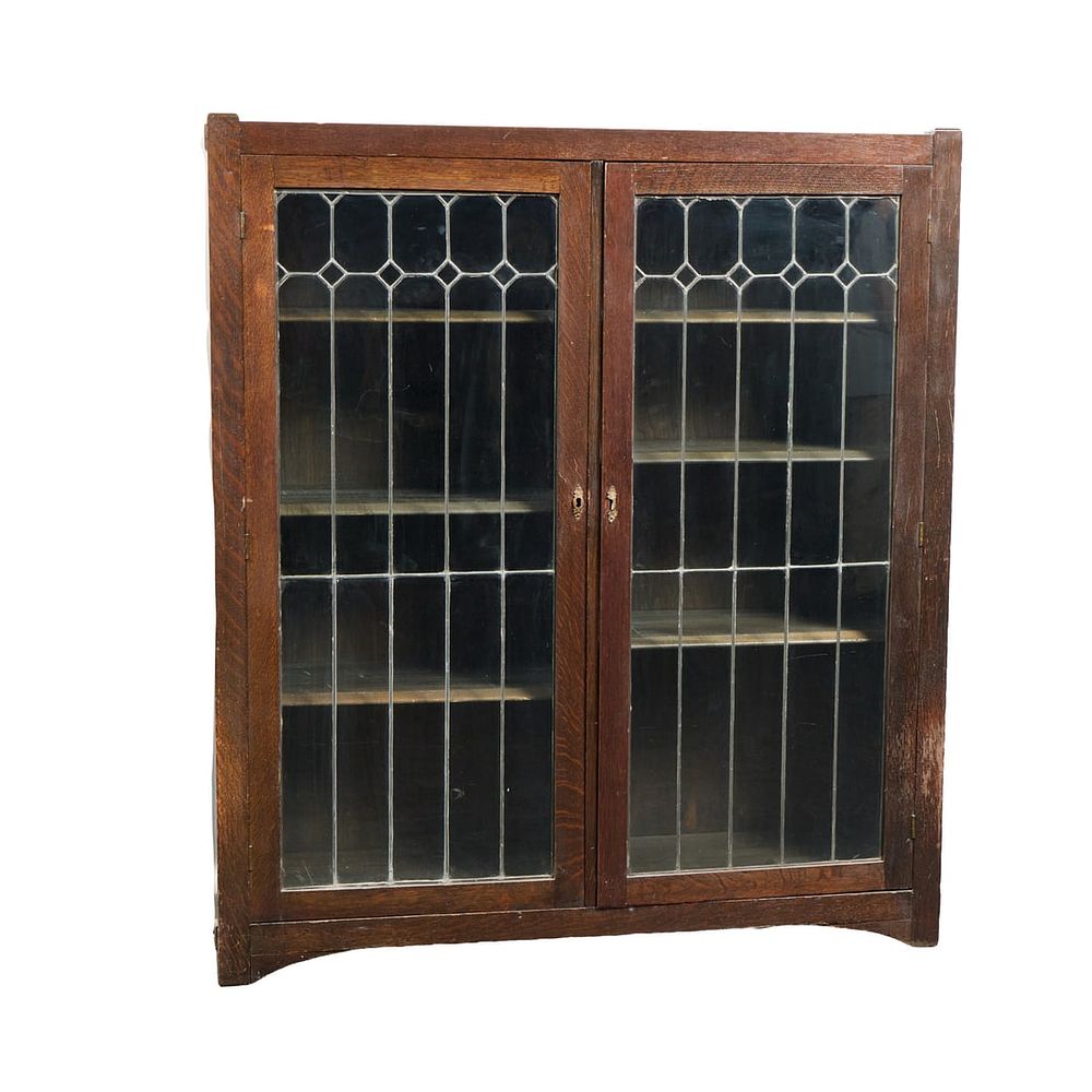 Lot 398: Limbert Style Mission Arts & Crafts Bookcase