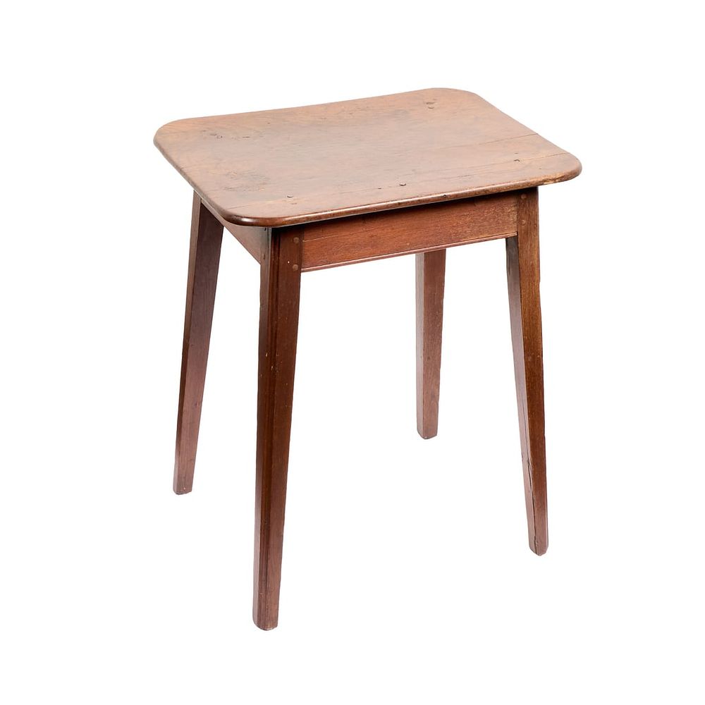 Lot 406: Antique Federal Style Wooden Side Table