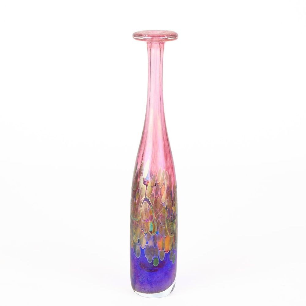 Lot 435: Robert Held Iridescent Art Glass Vase