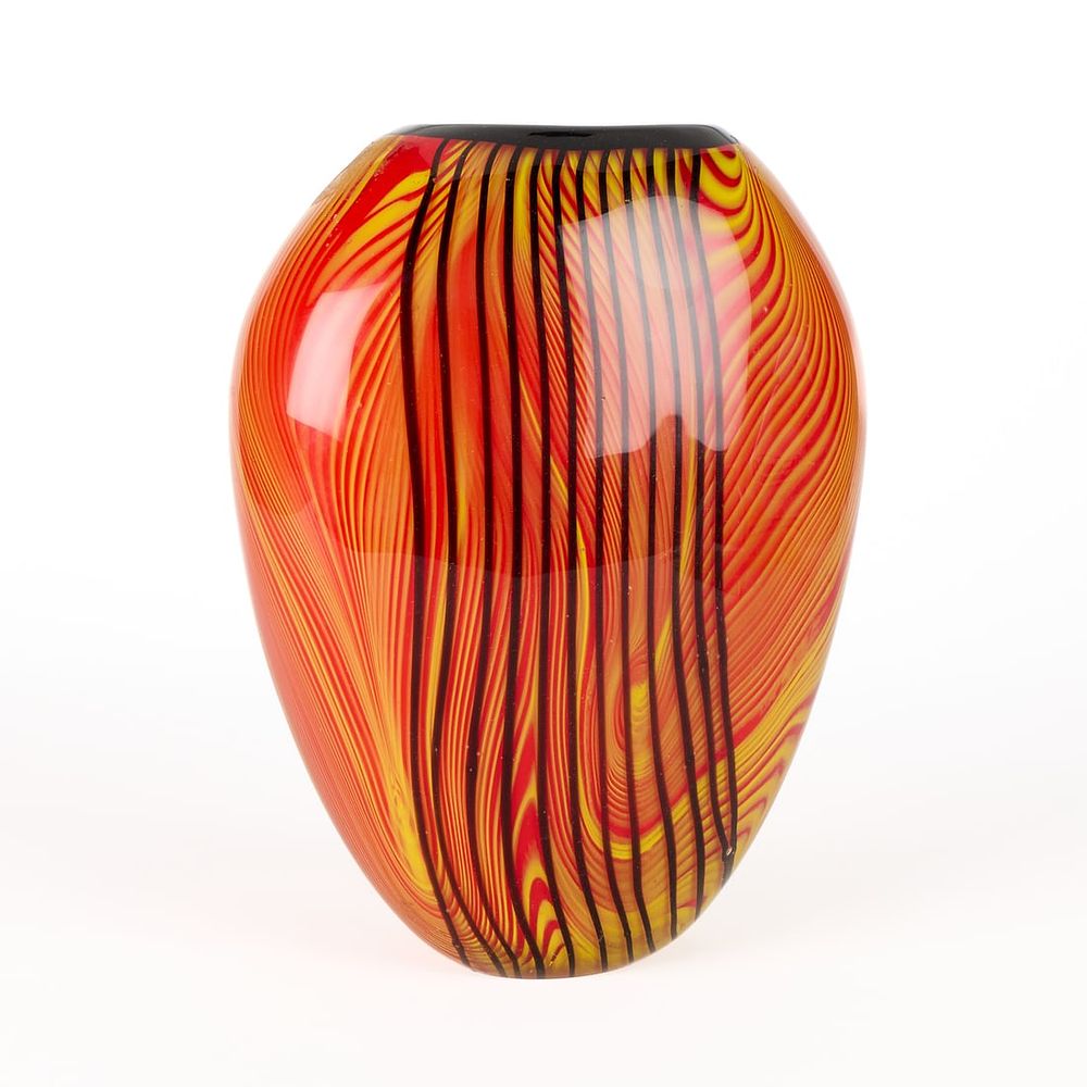 Lot 454: Vintage Italian Murano Art Glass Vase