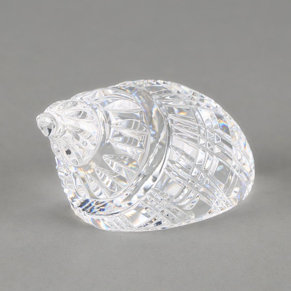 Lot 462: Waterford Crystal Glass Conch Shell Paperweight