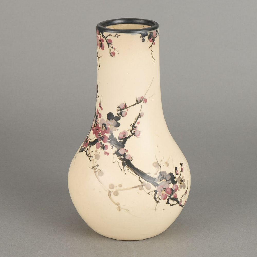 Lot 590: Weller Pottery Hudson "Cherry Blossom" Vase