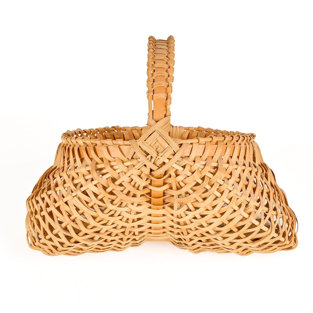 Lot 732: Vintage Woven Buttocks Basket
