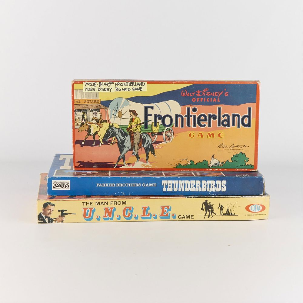 Lot 785: 3 Vintage 1950s-1960s Board Games