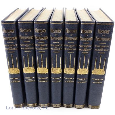 The History of Freemasonry 7 Volume Set 1906. Complete 7 volume set of The History Of The 