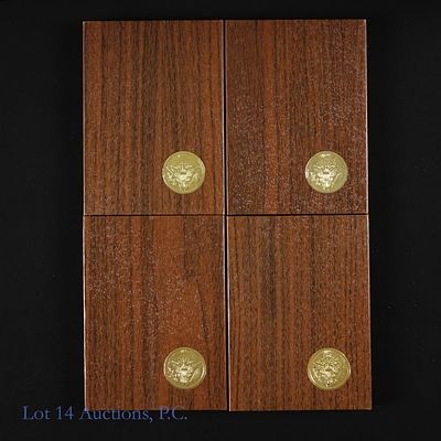 1971-S USA 40%-Silver Proof IKE $1 in OGP (4). Four (4) 1971-S United States silver proof 