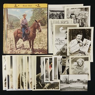 Vintage Hollywood Photographs, Some Signed (20+). More than (20) portrait photographs and 