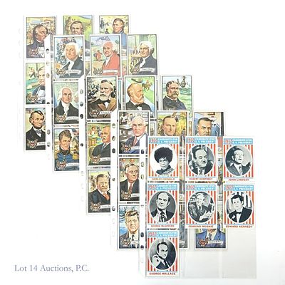 1972 Topps Presidents Cards - Complete Set. Complete Set of all 43 cards from the 1972 Topps 