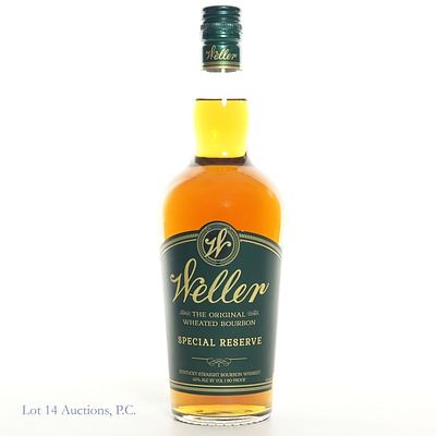 Weller Special Reserve Bourbon (2021), 90 Proof, 750 ml, small nicks on front and back labels.