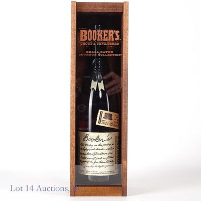 Booker's Bourbon Whiskey - Batch 2024-02. Booker's small batch Kentucky straight bourbon 