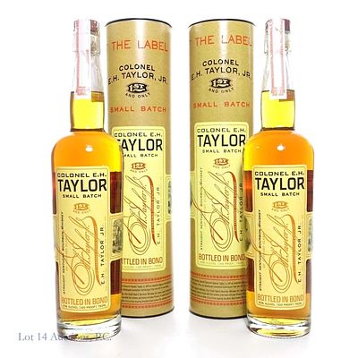 Col EH Taylor Small Batch Bourbon BiB (2). Two (2) bottles of Colonel E.H. Taylor small batch 