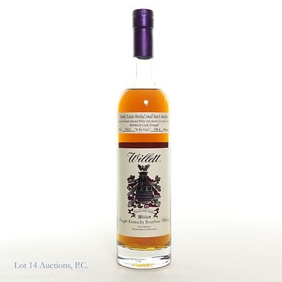 Willett Single Barrel Bourbon Purple Top 126.4 Prf. Willett Family Estate Bottled Small Batch 4 