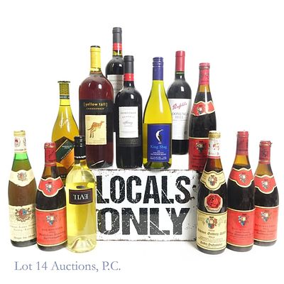 Wine Variety, Australia, New Zealand, Germany (13). LOCAL PICKUP ONLY ****** Thirteen bottles of 