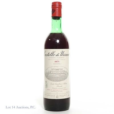 1975 Castello di Uzzano Chianti Classico Riserva, 12.5% ABV, 750ml, Vintage: 1975, Region: 
