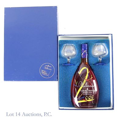 Courvoisier Cognac Millennium 2000 (AC Hilton). Courvoisier cognac Millennium 2000 edition. 40% 