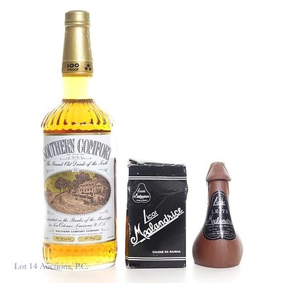 Southern Comfort (100prf) & Licor De Leite Liquors. Southern Comfort Liqueur, 100 proof, 750ml 