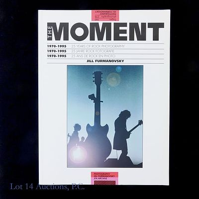 The Moment by Jill Furmonovsky Photobook. The Moment: 25 Years of Rock Photography by Jill 