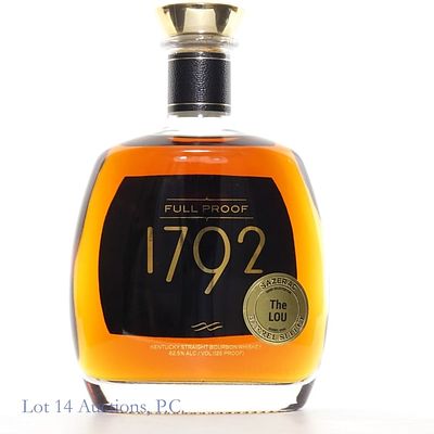 1792 Full Proof Bourbon Store Pick (2025). 1792 Full Proof Bourbon (2025), 125 Proof, 750 ml 