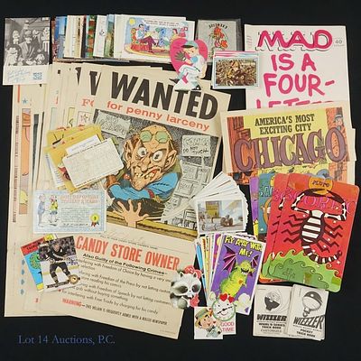 Junk Drawer Of Non-Sports Ephemera. Interesting accumulation of oddball non-sports cards and 