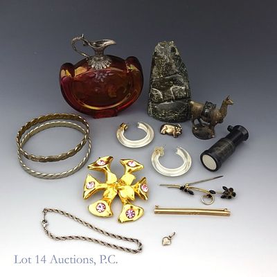 Grandmother's Drawer - Jewelry, Trinkets, Etc. Lot of small jewelry pieces and trinkets like you 