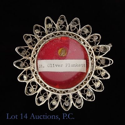 800 Silver St. Oliver Plunkett Catholic Reliquary. Reliquary from the Roman Catholic Church 