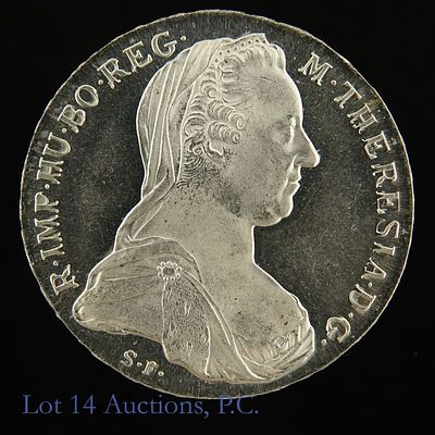 (1780) Austria Maria Theresa Thaler Restrike. (1780) Austria restrike Maria Theresa Thaler 