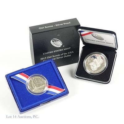 1986s & 2013w USA Silver & Clad Comm Coins, 2. Two (2) United States Mint silver and clad 