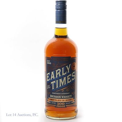 Early Times Old Style Bottled-in-Bond Bourbon. Early Times Old Style Bottled - In - Bond 