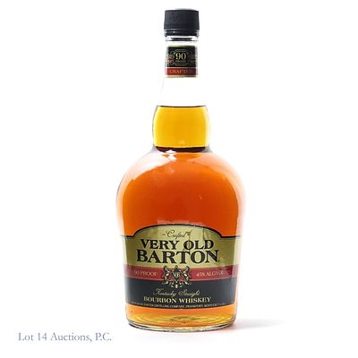 Very Old Barton Bourbon Whiskey (1.75L). Very Old Barton bourbon whiskey. 90 Proof, 1.75L.