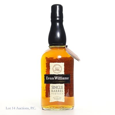 Evan Williams Single Barrel Vintage Bourbon 2024. Evan Williams Single Barrel Vintage Bourbon 
