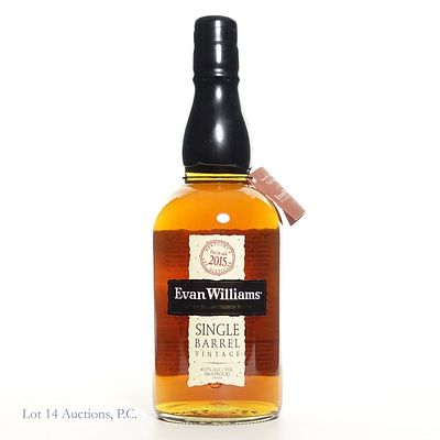 Evan Williams Single Barrel Vintage Bourbon 2024. Evan Williams Single Barrel Vintage Bourbon 