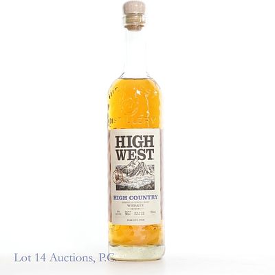 High West High Country Single Malt Whiskey (2023). 2023 High West High Country American Single 
