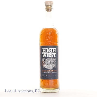 High West Cask Strength Blended Whiskey (2024). 2024 High West Cask Strength blended whiskey. 