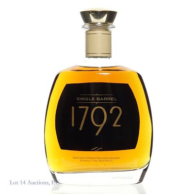 1792 Single Barrel Bourbon (2021), 98.6 Proof, 750 ml.