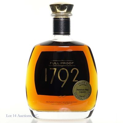 1792 Full Proof Bourbon Pick (2025). 1792 Full Proof Bourbon, 125 Proof, 750 ml, Donelson Pike 