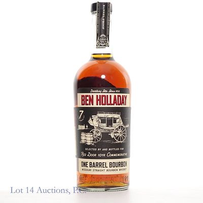 Ben Holladay One Barrel Bourbon Original Missouri straight bourbon whiskey. Selected by and 