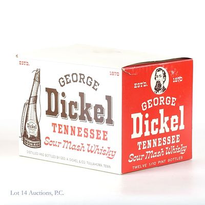 1950s George Dickel Northwest Airlines Minis (12)*. Twelve (12) gun powder horn shaped mini 