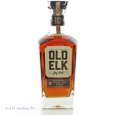 Old Elk 10 Year Wheat Whiskey, 110 Proof, 750 ml.