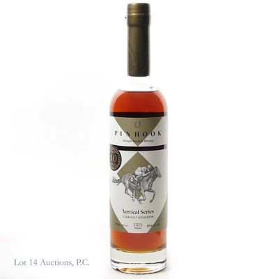 Pinhook 10 Year Vertical Series Bourbon War Bourbon, 115.9 Proof, 750 ml, Horse Name: Bourbon 