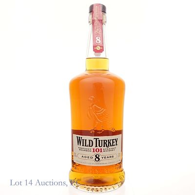 Wild Turkey 8 Year 101 Bourbon (2025). 2025 Wild Turkey 8 Year 101 Bourbon, 101 Proof, 750 ml.