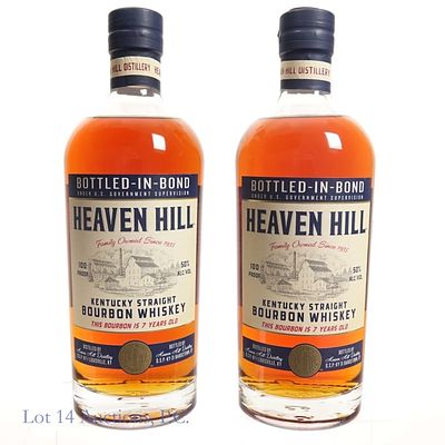 Heaven Hill 7 Year Bottled-In-Bond Bourbon (2). Two (2) bottles Heaven Hill 7 Year 