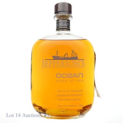 Jefferson's Ocean Aged At Sea Bourbon (Voyage 3). Jefferson's Ocean Aged At Sea very small batch 